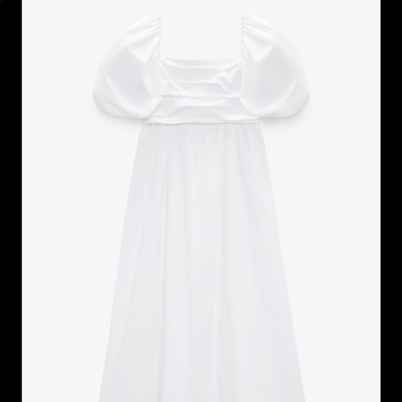 Zara draped poplin dress 🔥 - Picture 5 of 7